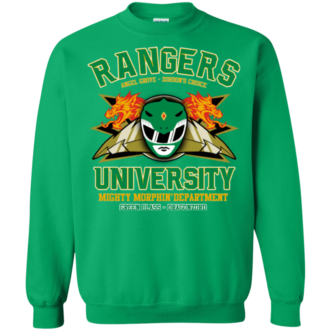 Sweatshirts Irish Green / Small Rangers U Green Ranger Crewneck Sweatshirt