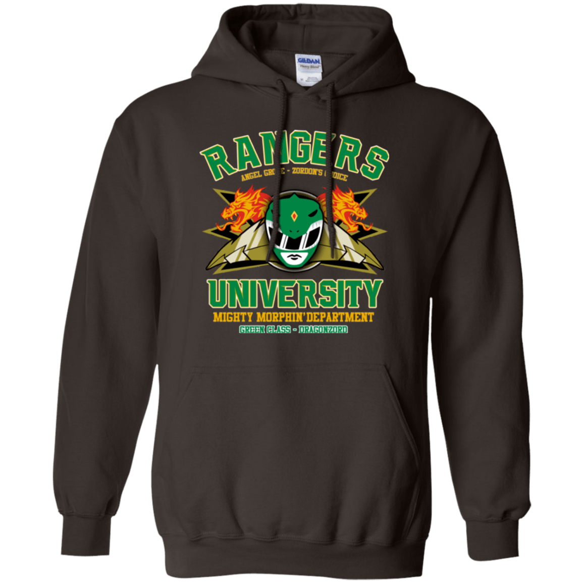 Sweatshirts Dark Chocolate / Small Rangers U Green Ranger Pullover Hoodie