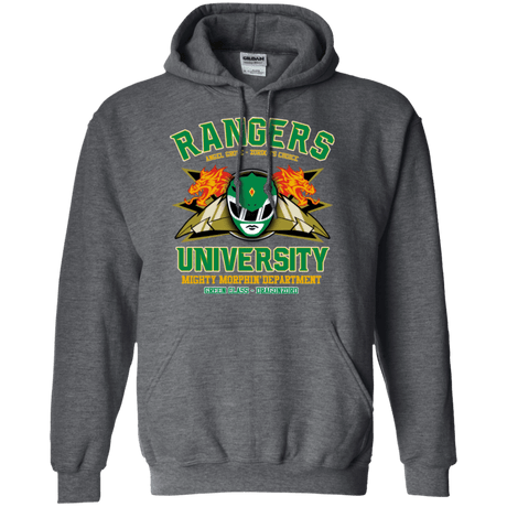 Sweatshirts Dark Heather / Small Rangers U Green Ranger Pullover Hoodie