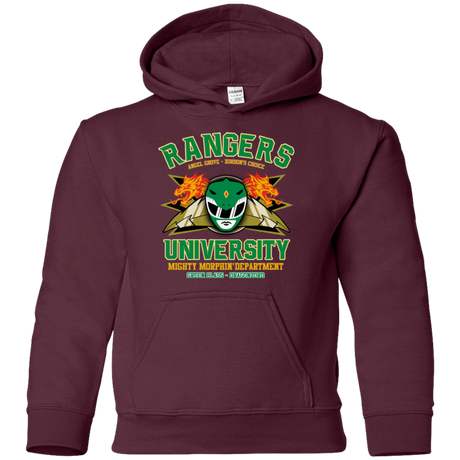 Sweatshirts Maroon / YS Rangers U Green Ranger Youth Hoodie