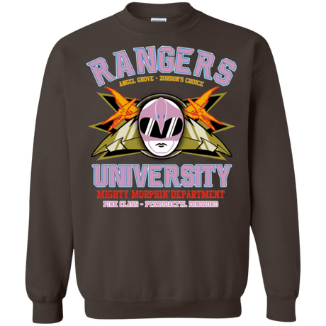 Sweatshirts Dark Chocolate / Small Rangers U Pink Ranger Crewneck Sweatshirt