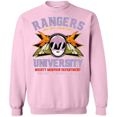 Sweatshirts Light Pink / Small Rangers U Pink Ranger Crewneck Sweatshirt