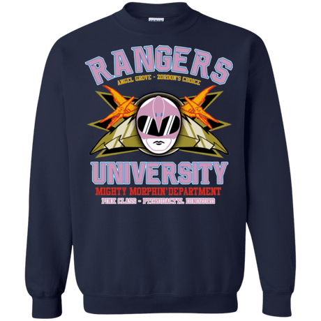 Sweatshirts Navy / Small Rangers U Pink Ranger Crewneck Sweatshirt