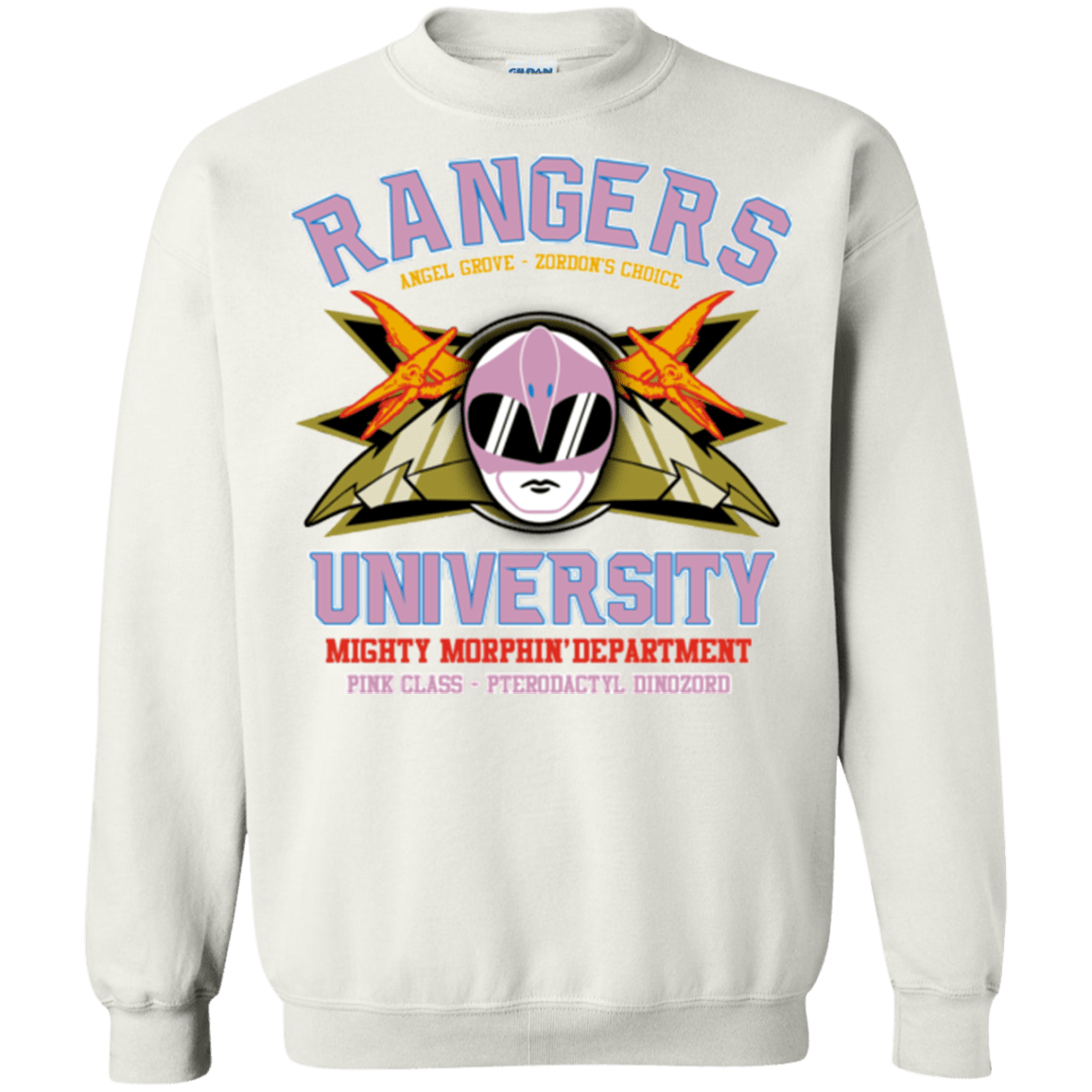 Sweatshirts White / Small Rangers U Pink Ranger Crewneck Sweatshirt