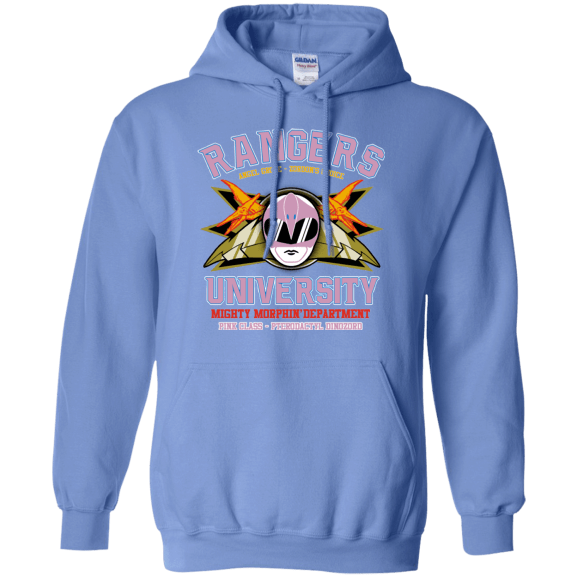 Sweatshirts Carolina Blue / Small Rangers U Pink Ranger Pullover Hoodie