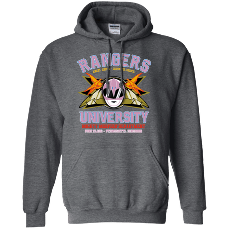 Sweatshirts Dark Heather / Small Rangers U Pink Ranger Pullover Hoodie