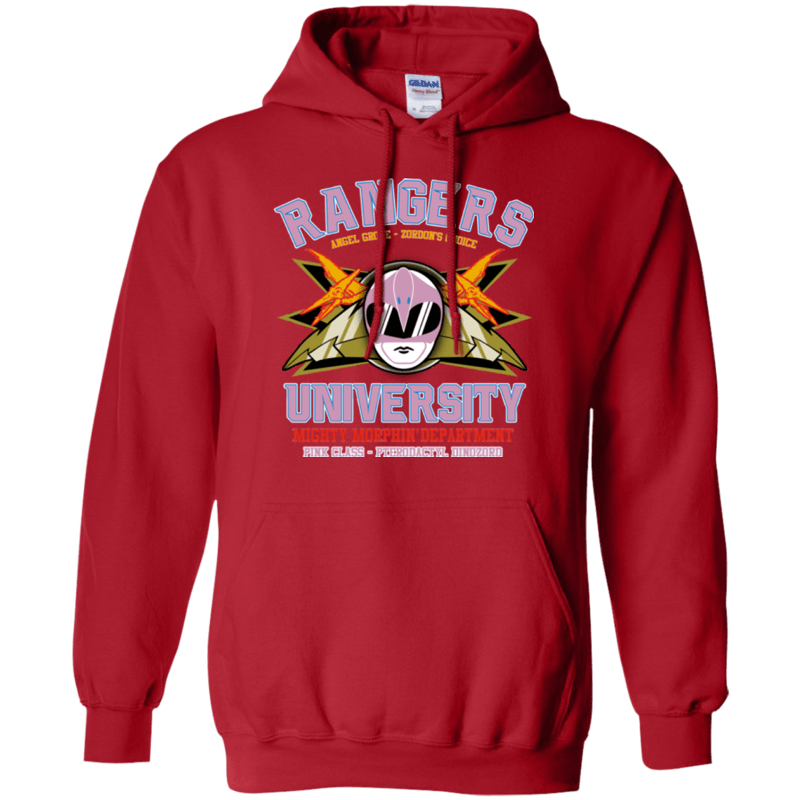 Sweatshirts Red / Small Rangers U Pink Ranger Pullover Hoodie