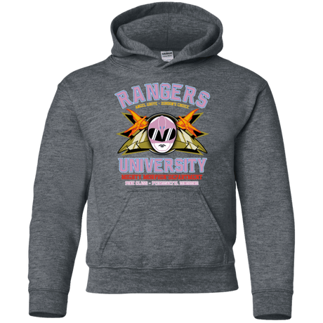 Sweatshirts Dark Heather / YS Rangers U Pink Ranger Youth Hoodie
