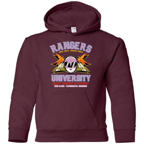Sweatshirts Maroon / YS Rangers U Pink Ranger Youth Hoodie