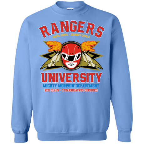 Sweatshirts Carolina Blue / Small Rangers U - Red Ranger Crewneck Sweatshirt