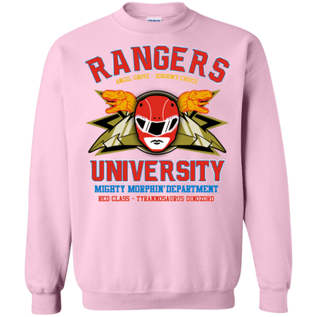 Sweatshirts Light Pink / Small Rangers U - Red Ranger Crewneck Sweatshirt