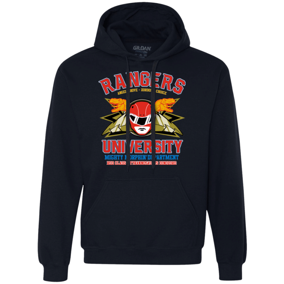 Sweatshirts Navy / Small Rangers U - Red Ranger Premium Fleece Hoodie