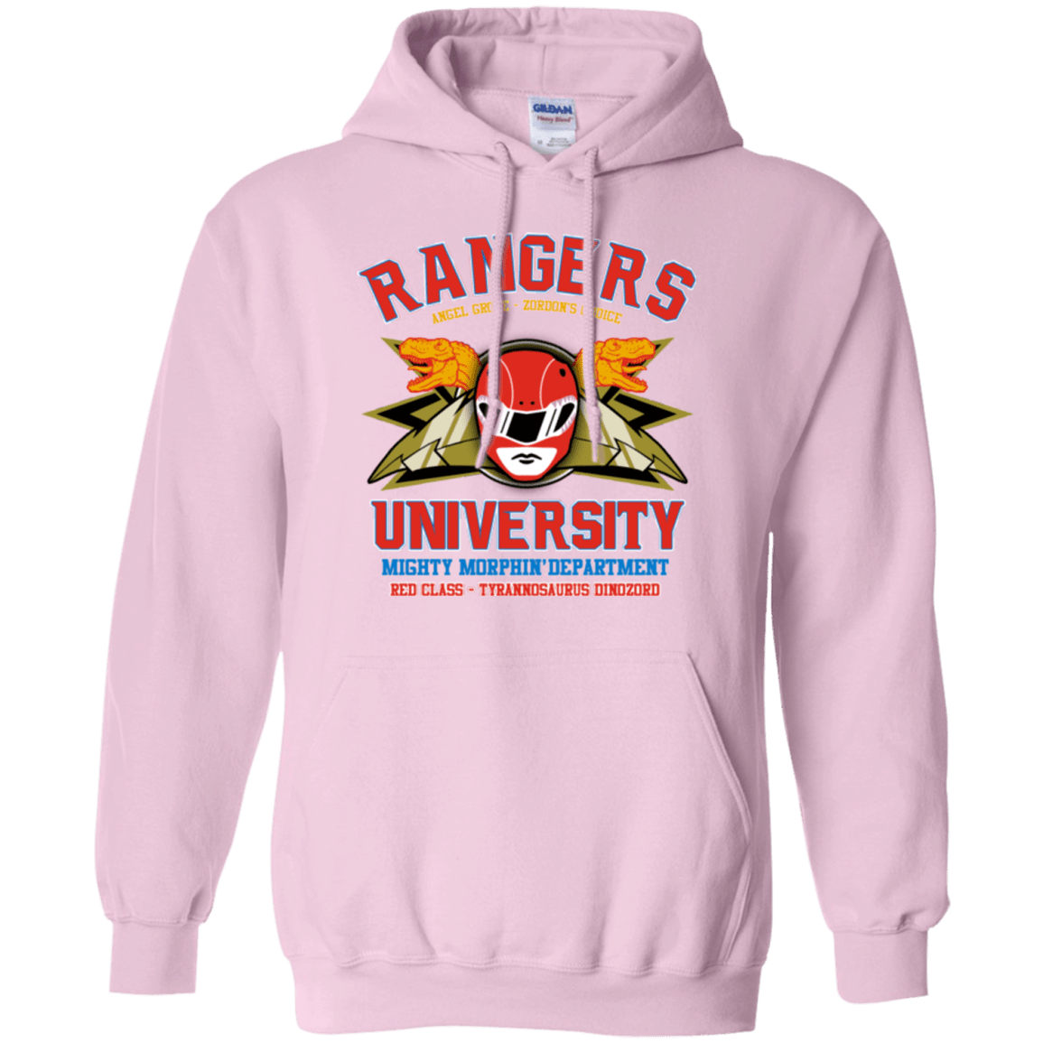 Sweatshirts Light Pink / Small Rangers U - Red Ranger Pullover Hoodie