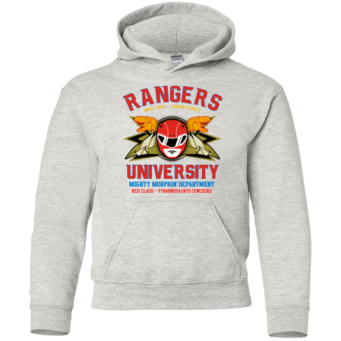Sweatshirts Ash / YS Rangers U - Red Ranger Youth Hoodie