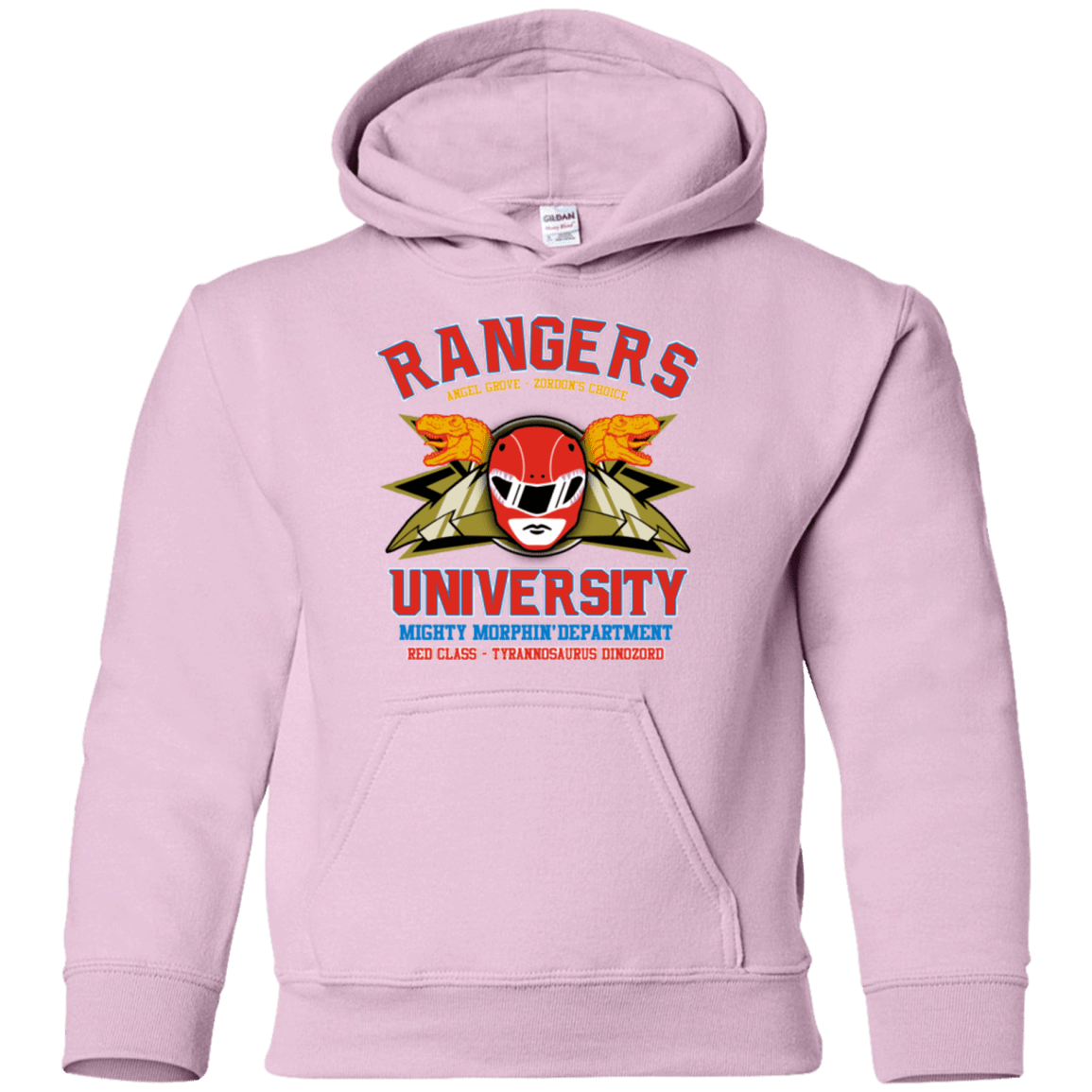 Sweatshirts Light Pink / YS Rangers U - Red Ranger Youth Hoodie