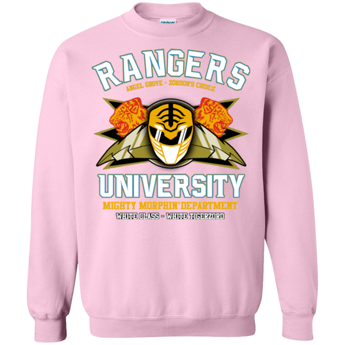 Sweatshirts Light Pink / Small Rangers U White Ranger Crewneck Sweatshirt