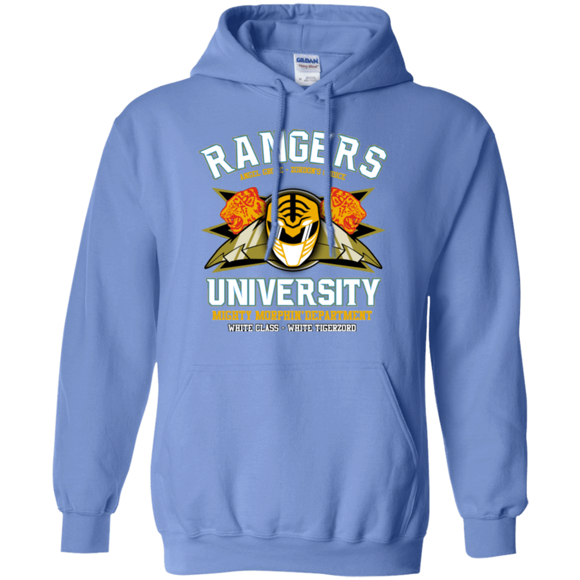 Sweatshirts Carolina Blue / Small Rangers U White Ranger Pullover Hoodie