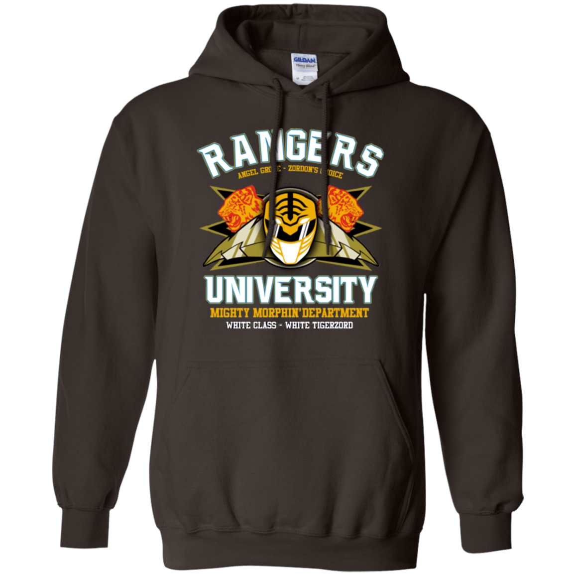 Sweatshirts Dark Chocolate / Small Rangers U White Ranger Pullover Hoodie