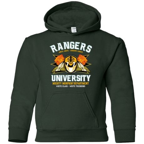 Sweatshirts Forest Green / YS Rangers U White Ranger Youth Hoodie