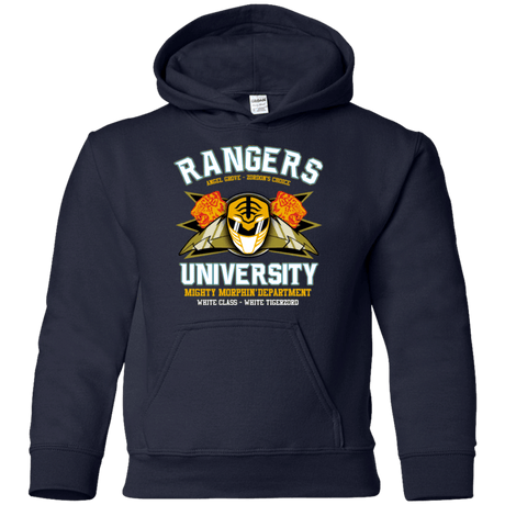 Sweatshirts Navy / YS Rangers U White Ranger Youth Hoodie