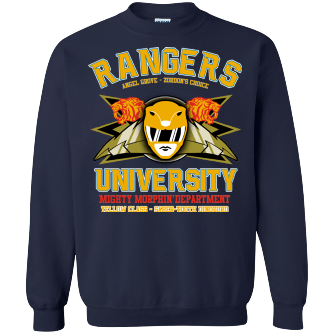 Sweatshirts Navy / Small Rangers U Yellow Ranger Crewneck Sweatshirt