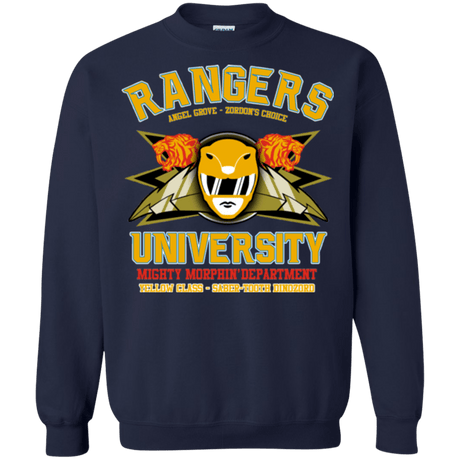 Sweatshirts Navy / Small Rangers U Yellow Ranger Crewneck Sweatshirt