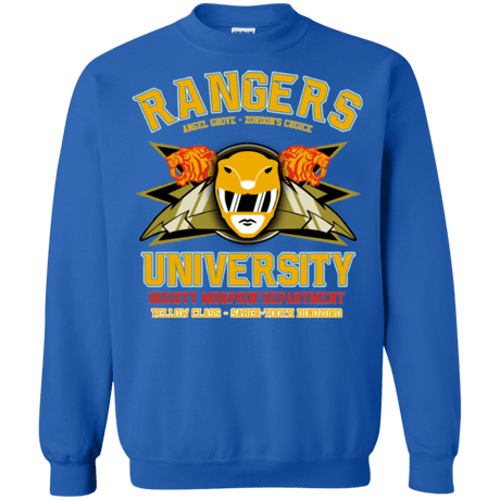 Sweatshirts Royal / Small Rangers U Yellow Ranger Crewneck Sweatshirt