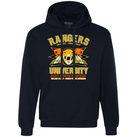 Sweatshirts Navy / Small Rangers U Yellow Ranger Premium Fleece Hoodie