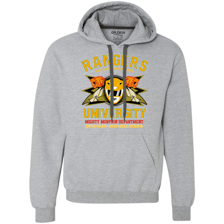 Sweatshirts Sport Grey / Small Rangers U Yellow Ranger Premium Fleece Hoodie