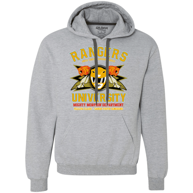 Sweatshirts Sport Grey / Small Rangers U Yellow Ranger Premium Fleece Hoodie