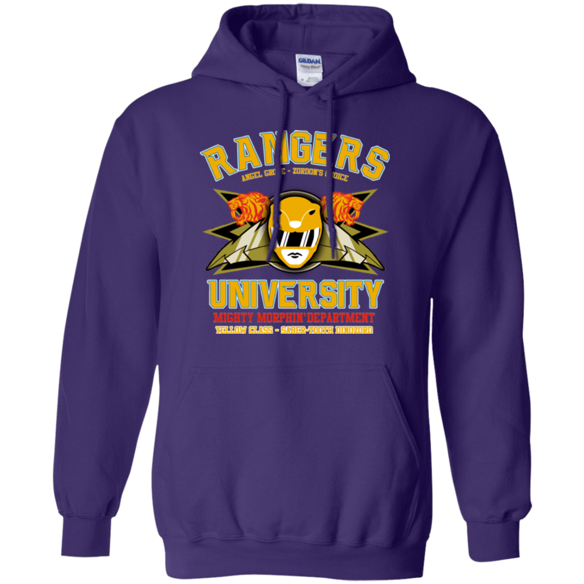 Sweatshirts Purple / Small Rangers U Yellow Ranger Pullover Hoodie