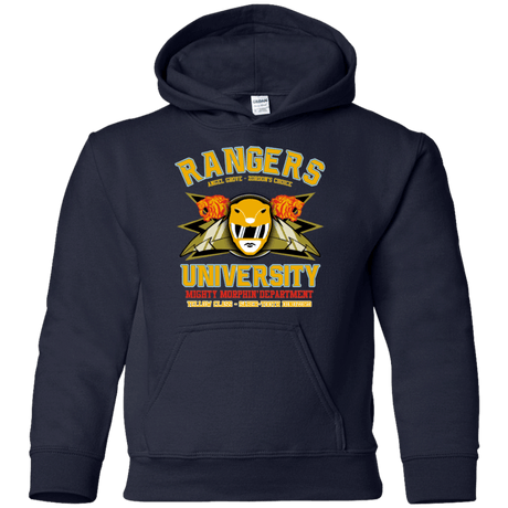 Sweatshirts Navy / YS Rangers U Yellow Ranger Youth Hoodie