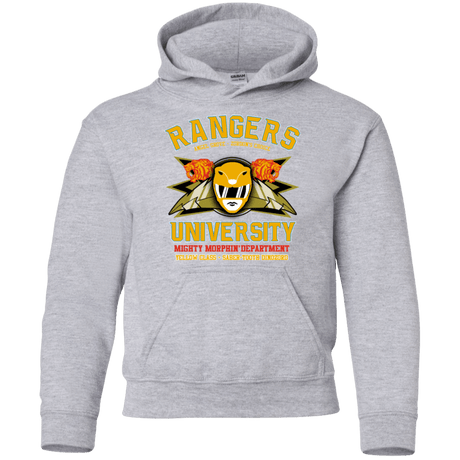 Sweatshirts Sport Grey / YS Rangers U Yellow Ranger Youth Hoodie