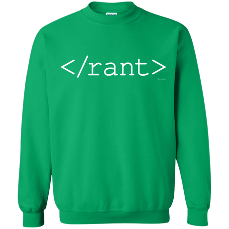 Sweatshirts Irish Green / Small Rant Crewneck Sweatshirt