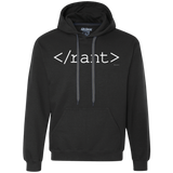 Sweatshirts Black / Small Rant Premium Fleece Hoodie