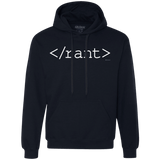Sweatshirts Navy / Small Rant Premium Fleece Hoodie