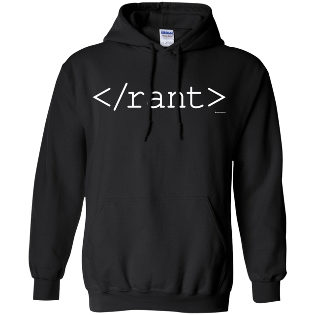 Sweatshirts Black / Small Rant Pullover Hoodie
