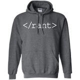 Sweatshirts Dark Heather / Small Rant Pullover Hoodie