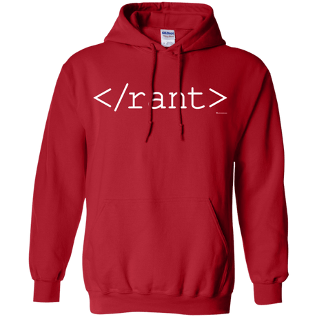 Sweatshirts Red / Small Rant Pullover Hoodie