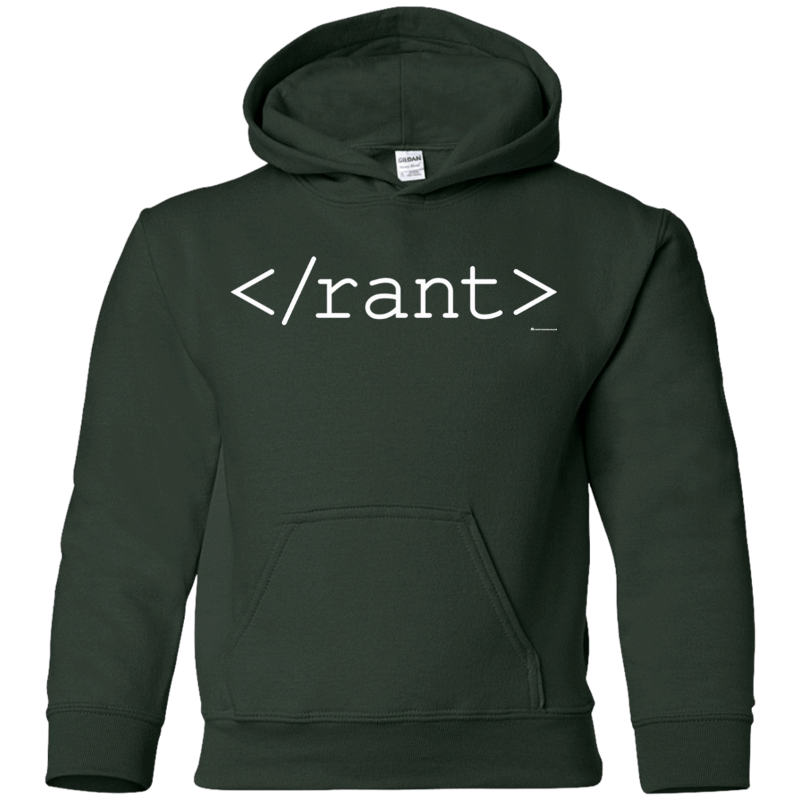 Sweatshirts Forest Green / YS Rant Youth Hoodie