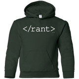 Sweatshirts Forest Green / YS Rant Youth Hoodie