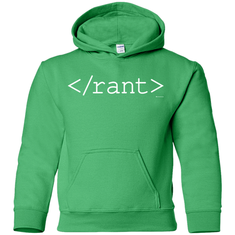 Sweatshirts Irish Green / YS Rant Youth Hoodie