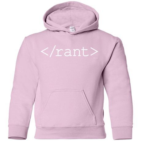 Sweatshirts Light Pink / YS Rant Youth Hoodie