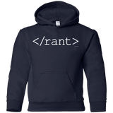 Sweatshirts Navy / YS Rant Youth Hoodie