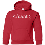 Sweatshirts Red / YS Rant Youth Hoodie