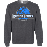 Sweatshirts Dark Heather / Small Raptor Trainer Crewneck Sweatshirt