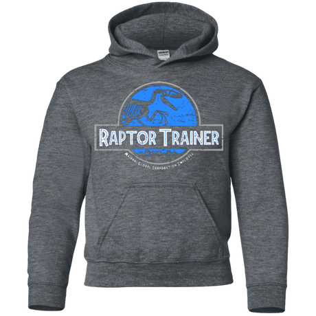 Sweatshirts Dark Heather / YS Raptor Trainer Youth Hoodie