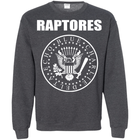 Sweatshirts Dark Heather / Small Raptores Crewneck Sweatshirt