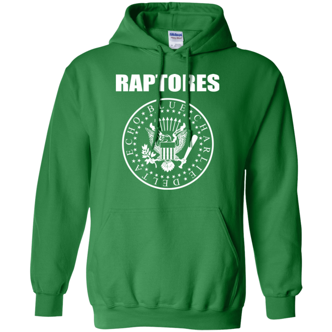 Sweatshirts Irish Green / Small Raptores Pullover Hoodie