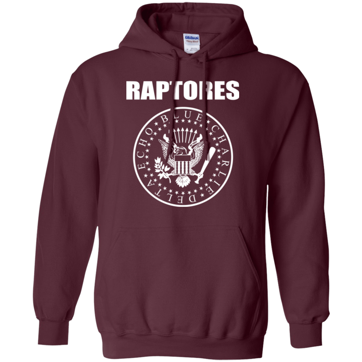 Sweatshirts Maroon / Small Raptores Pullover Hoodie